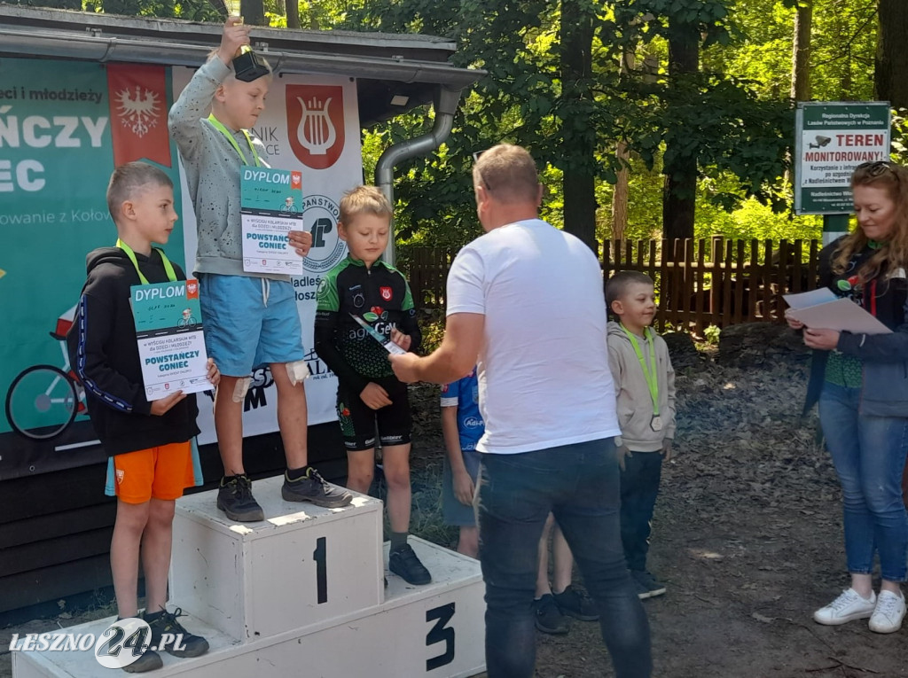 Zawody kolarskie MTB dla dzieci w Krzyżowcu