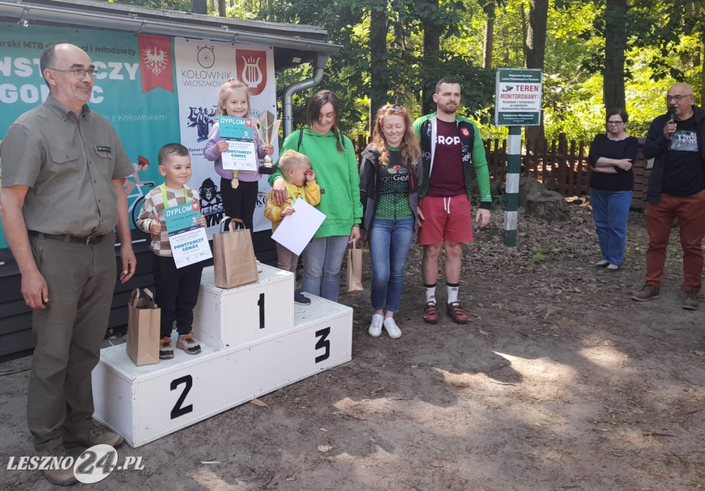 Zawody kolarskie MTB dla dzieci w Krzyżowcu