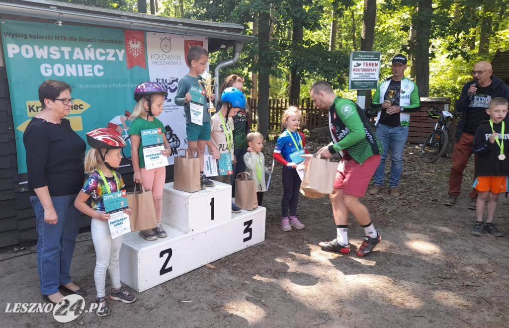 Zawody kolarskie MTB dla dzieci w Krzyżowcu