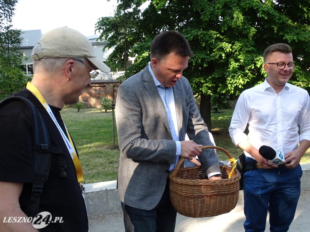 Szymon Hołownia w Lesznie