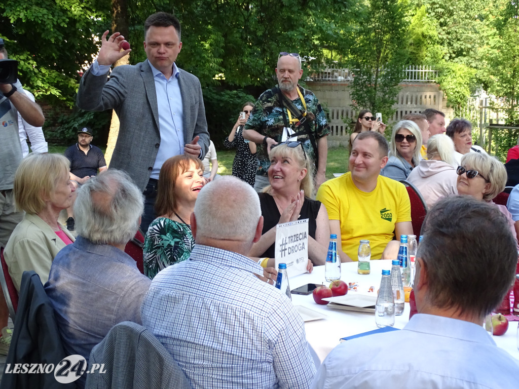 Szymon Hołownia w Lesznie