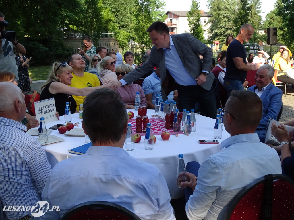 Szymon Hołownia w Lesznie