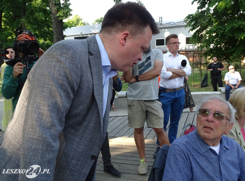 Szymon Hołownia w Lesznie