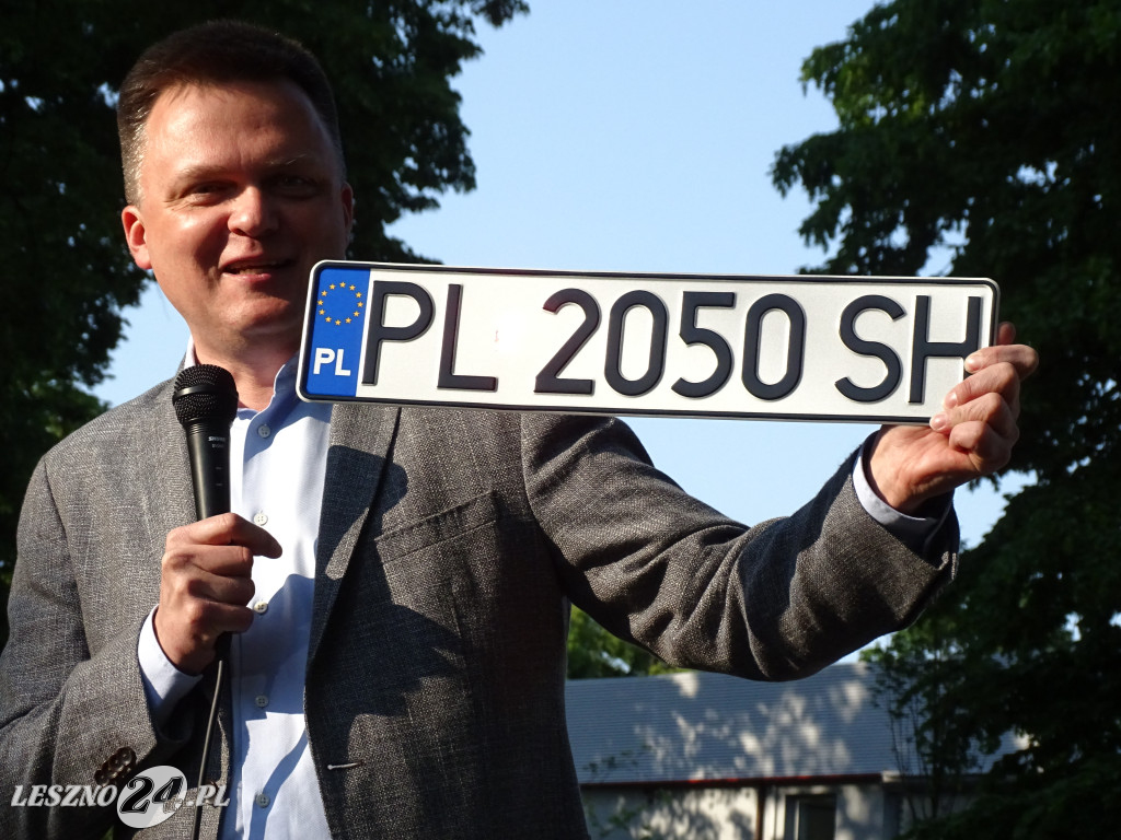 Szymon Hołownia w Lesznie