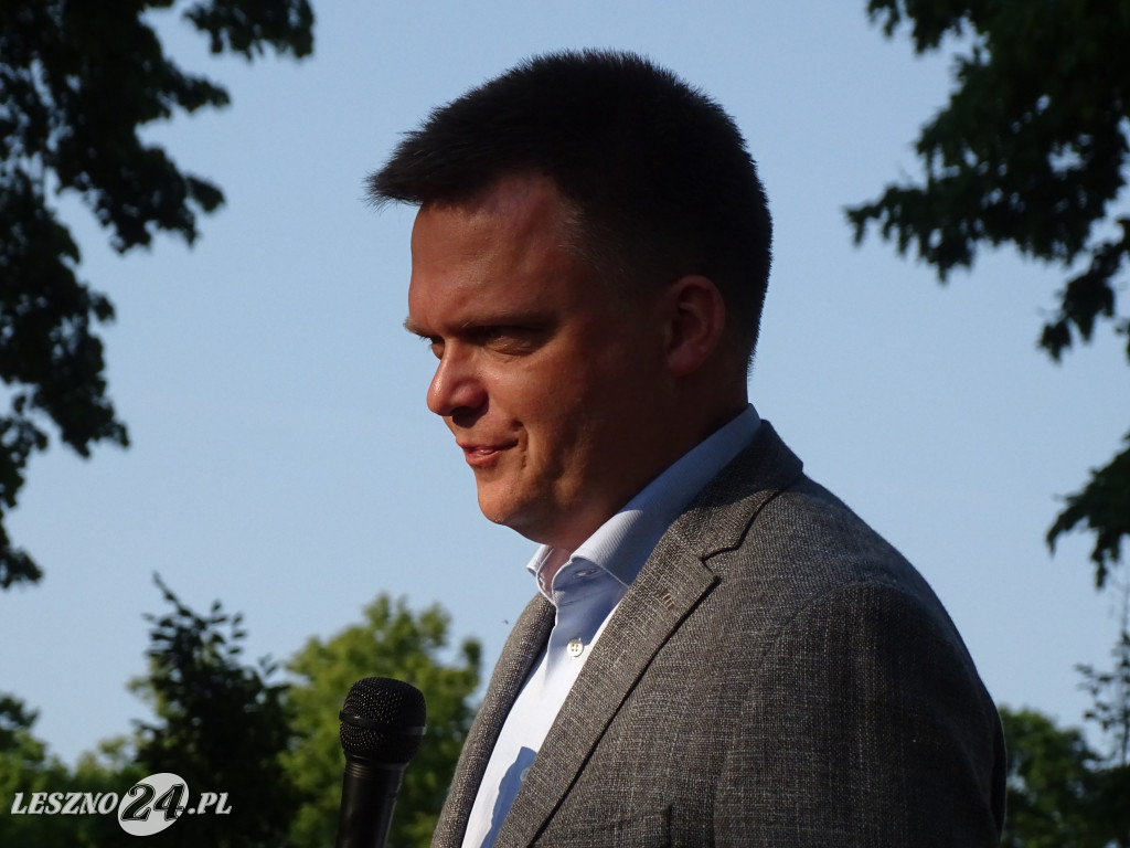 Szymon Hołownia w Lesznie