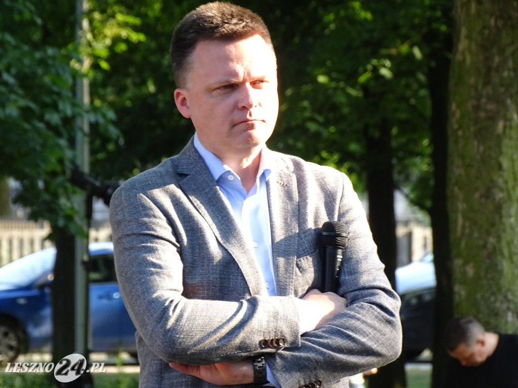 Szymon Hołownia w Lesznie