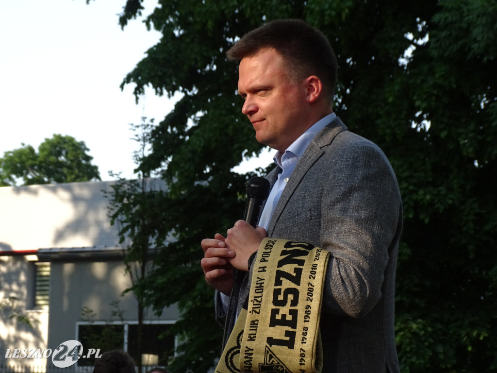 Szymon Hołownia w Lesznie
