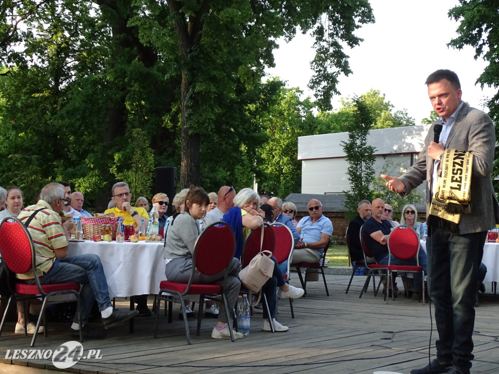 Szymon Hołownia w Lesznie