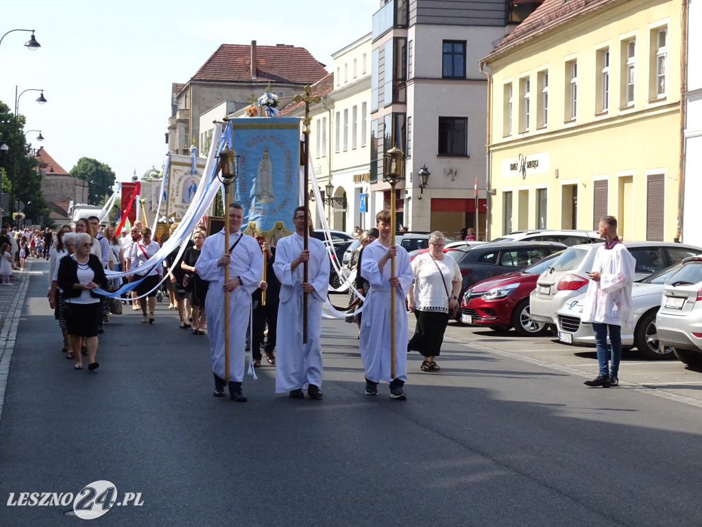 Procesja Bożego Ciała w Lesznie