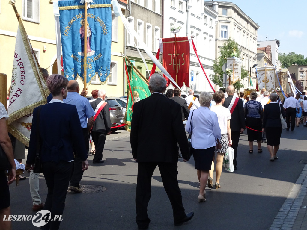 Procesja Bożego Ciała w Lesznie
