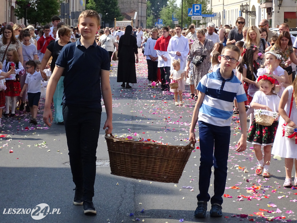 Procesja Bożego Ciała w Lesznie