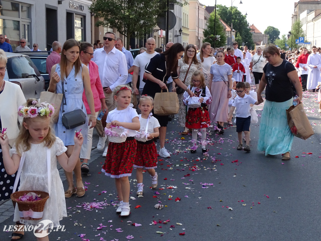 Procesja Bożego Ciała w Lesznie