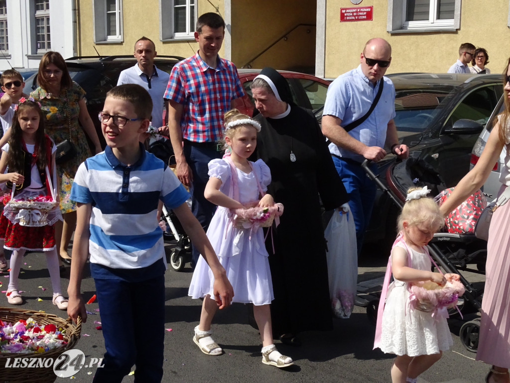 Procesja Bożego Ciała w Lesznie