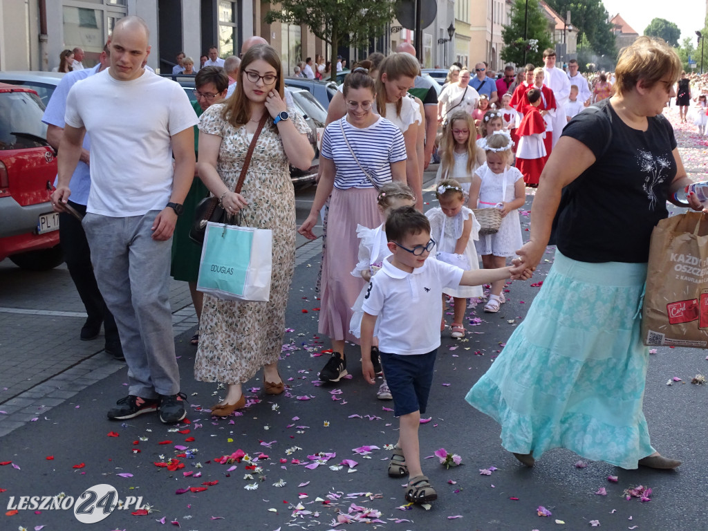 Procesja Bożego Ciała w Lesznie