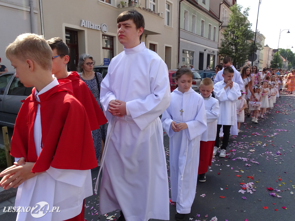 Procesja Bożego Ciała w Lesznie