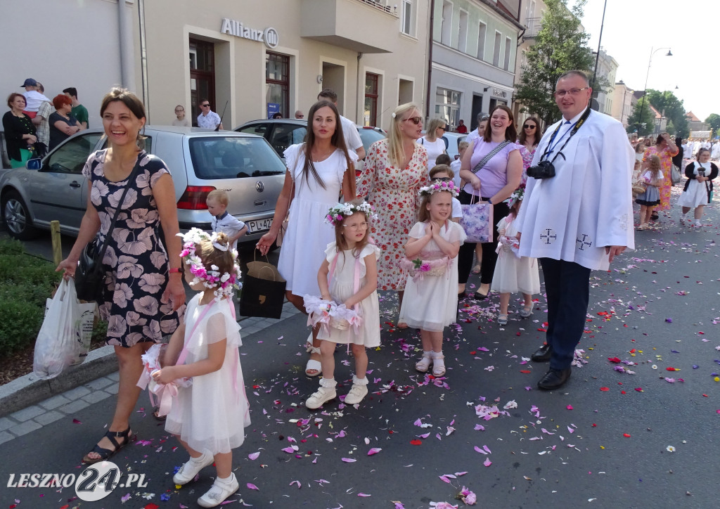 Procesja Bożego Ciała w Lesznie