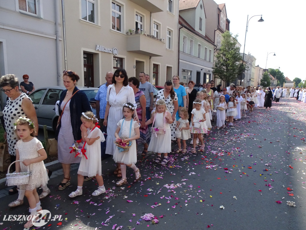 Procesja Bożego Ciała w Lesznie