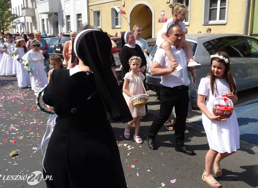 Procesja Bożego Ciała w Lesznie