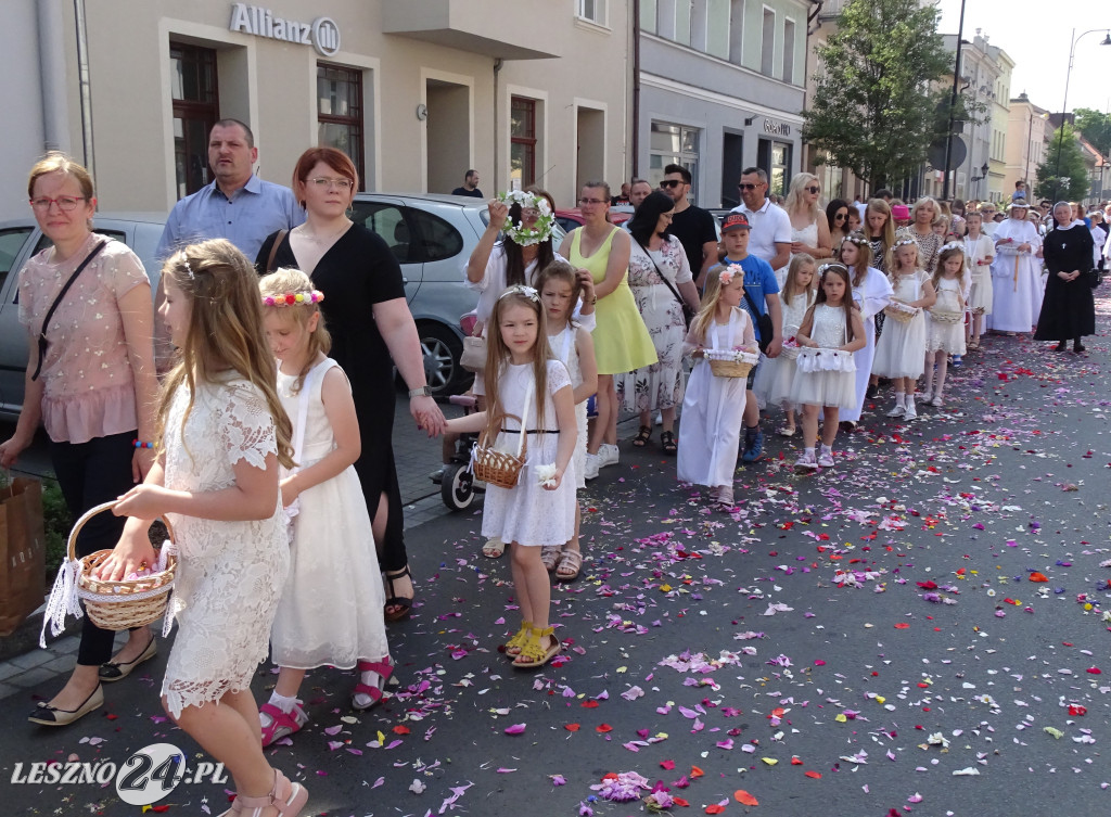 Procesja Bożego Ciała w Lesznie