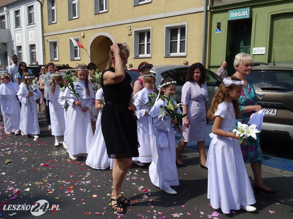 Procesja Bożego Ciała w Lesznie
