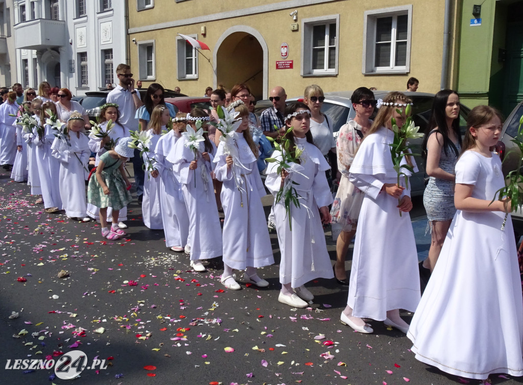 Procesja Bożego Ciała w Lesznie