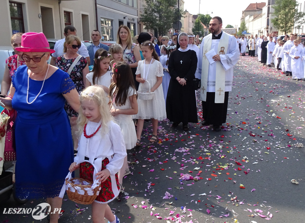 Procesja Bożego Ciała w Lesznie