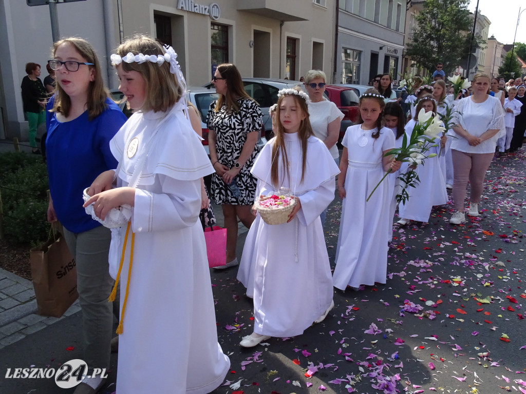 Procesja Bożego Ciała w Lesznie