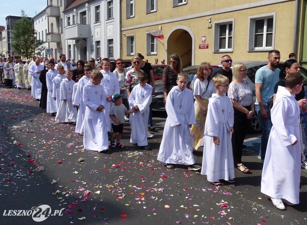 Procesja Bożego Ciała w Lesznie