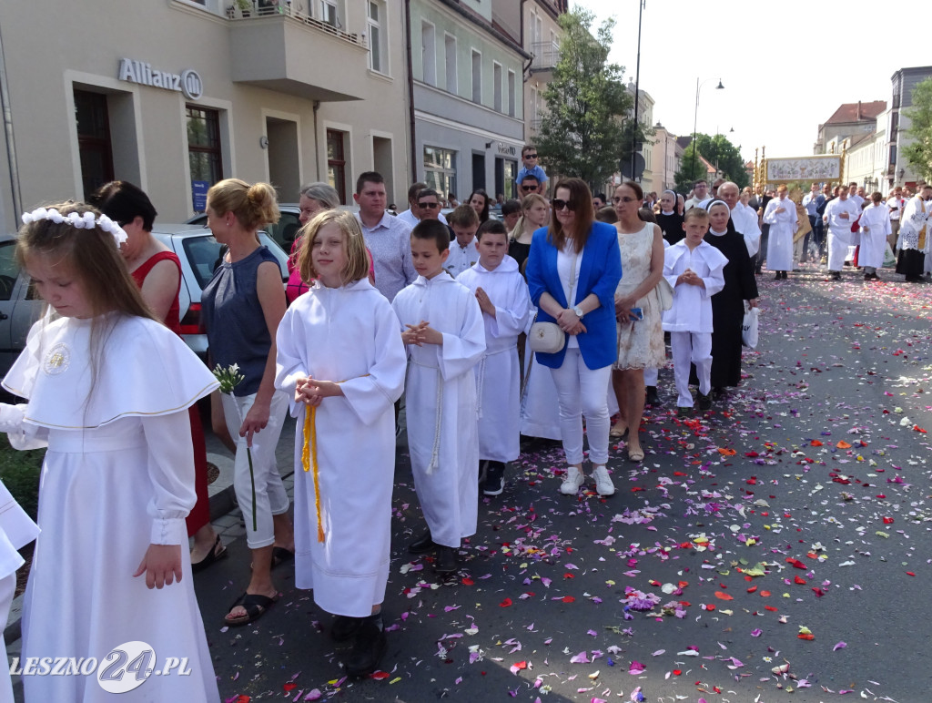 Procesja Bożego Ciała w Lesznie