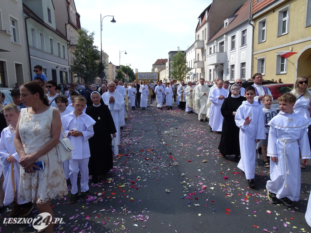Procesja Bożego Ciała w Lesznie