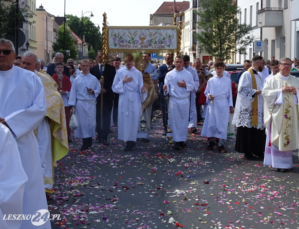 Procesja Bożego Ciała w Lesznie