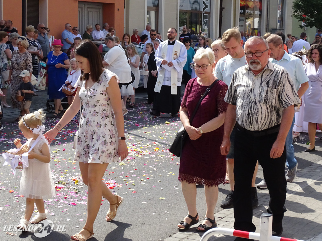 Procesja Bożego Ciała w Lesznie
