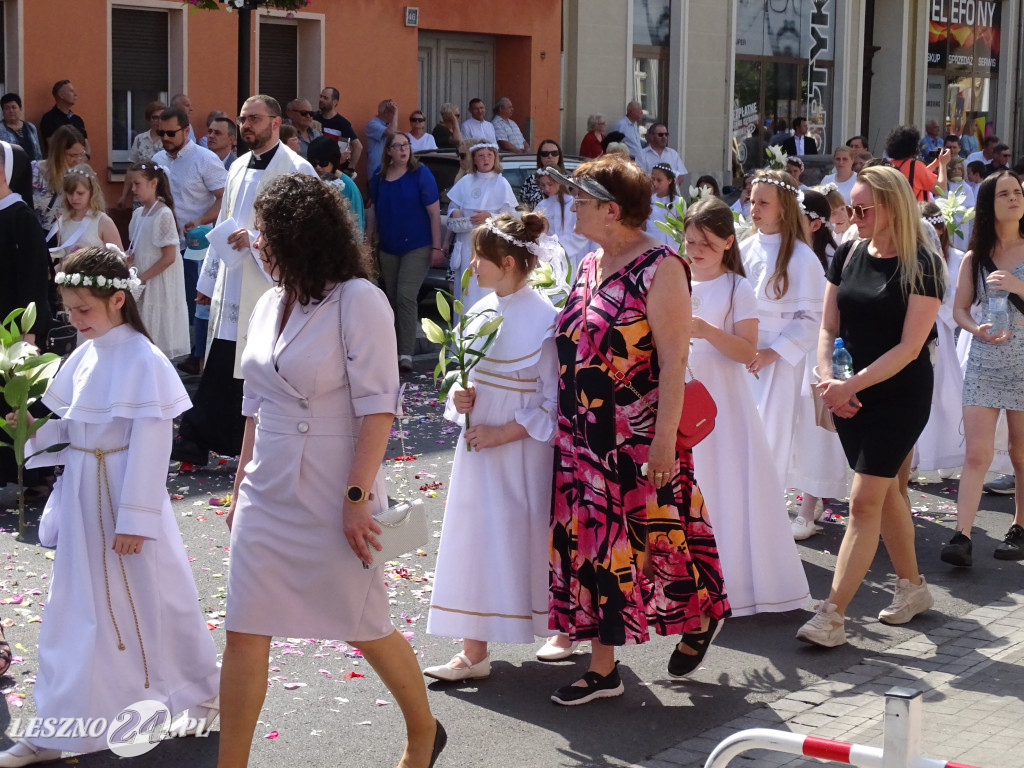 Procesja Bożego Ciała w Lesznie