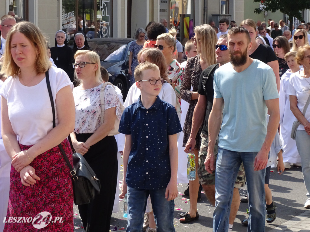 Procesja Bożego Ciała w Lesznie