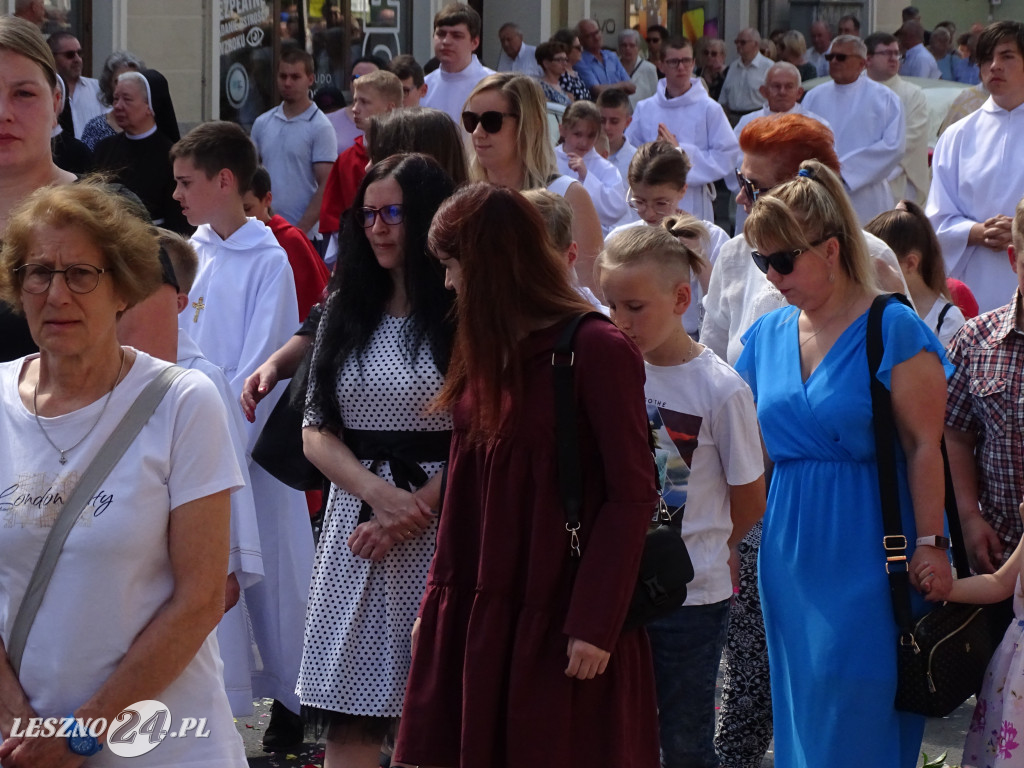 Procesja Bożego Ciała w Lesznie