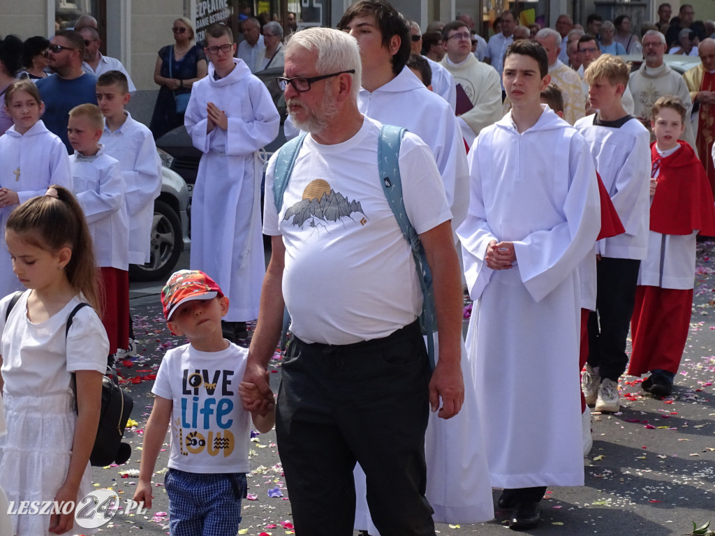 Procesja Bożego Ciała w Lesznie