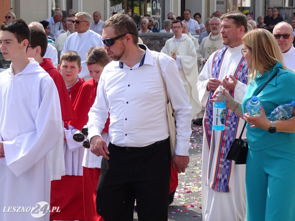 Procesja Bożego Ciała w Lesznie