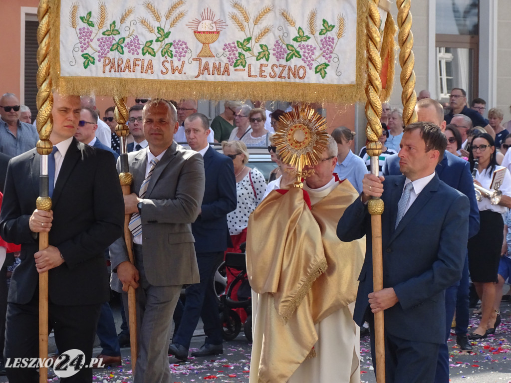 Procesja Bożego Ciała w Lesznie