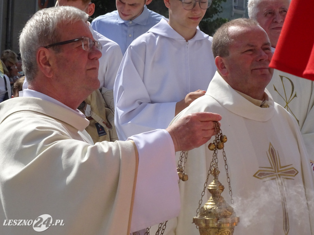 Procesja Bożego Ciała w Lesznie
