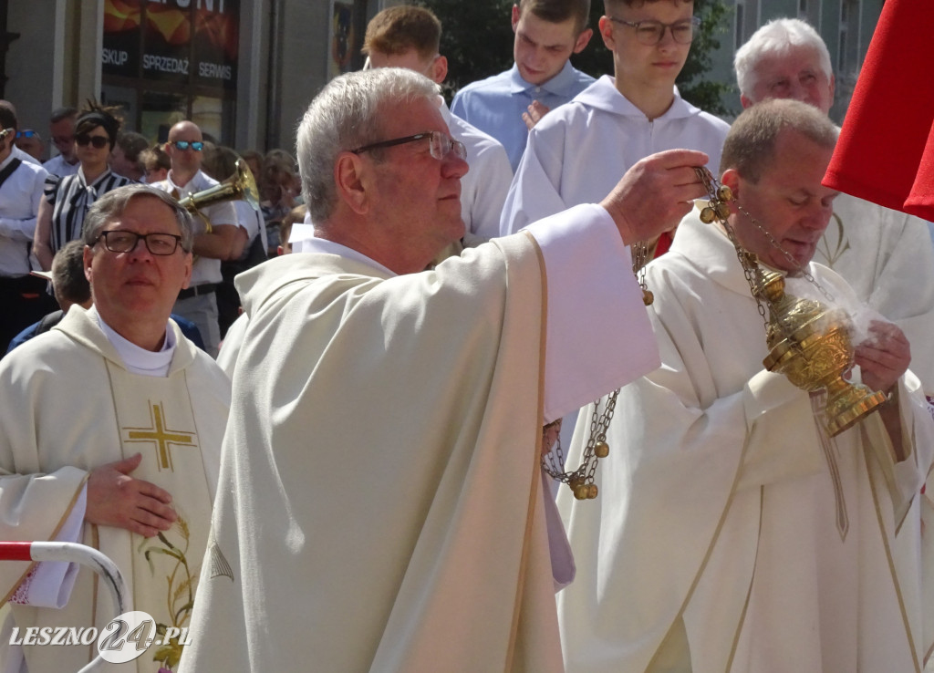 Procesja Bożego Ciała w Lesznie