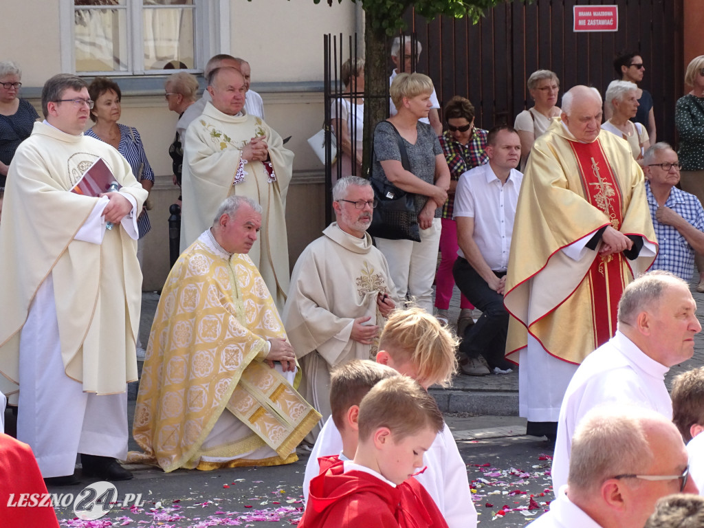 Procesja Bożego Ciała w Lesznie