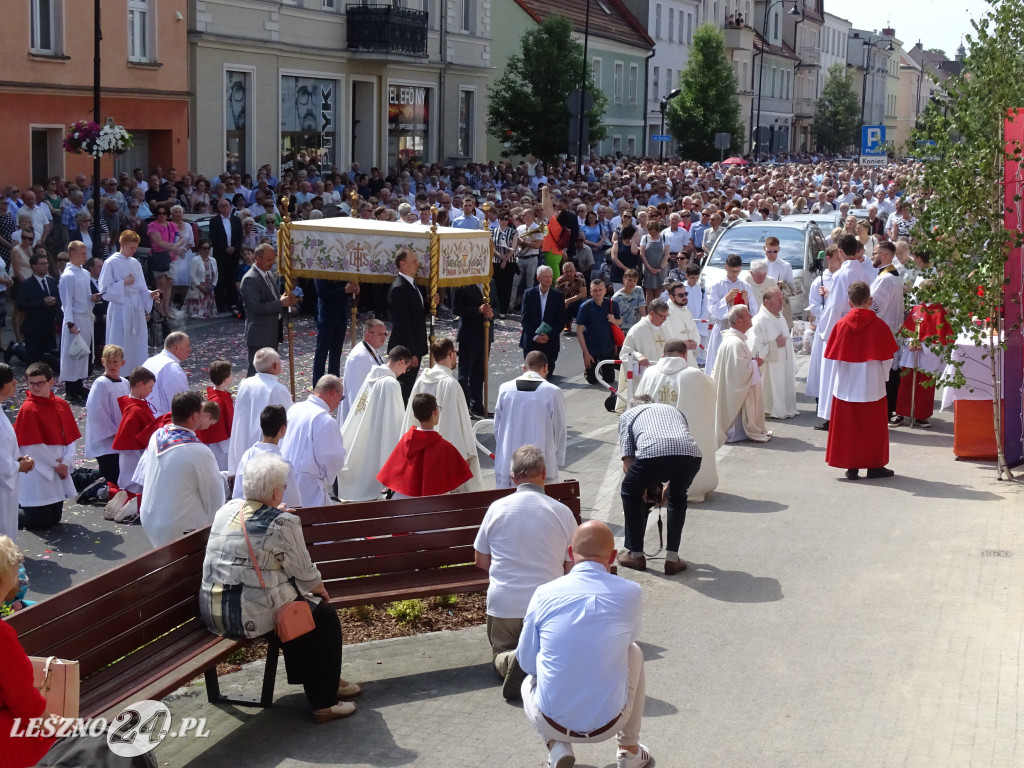 Procesja Bożego Ciała w Lesznie