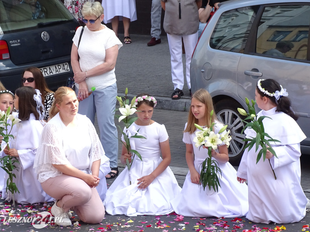 Procesja Bożego Ciała w Lesznie