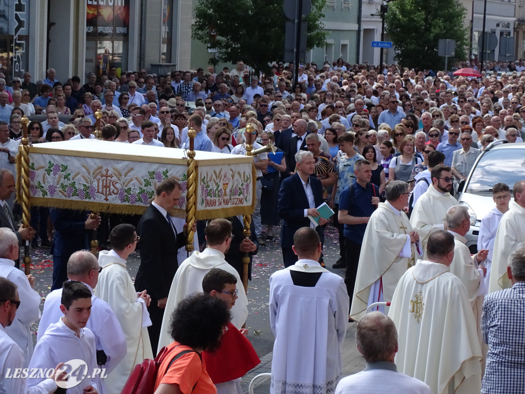 Procesja Bożego Ciała w Lesznie
