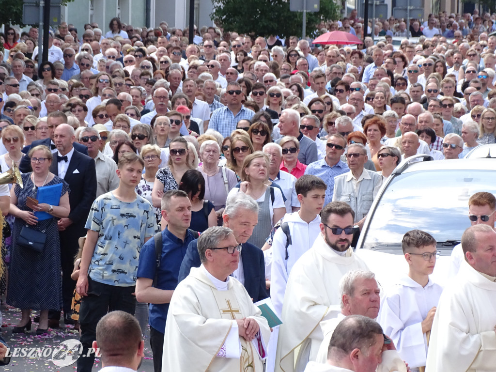 Procesja Bożego Ciała w Lesznie