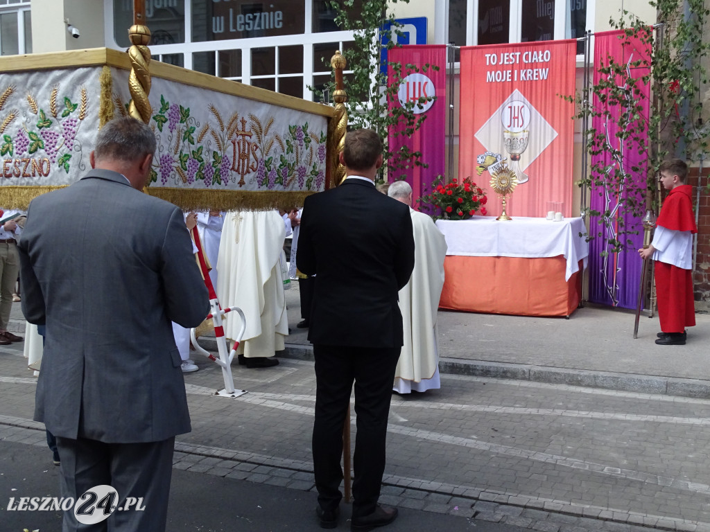 Procesja Bożego Ciała w Lesznie