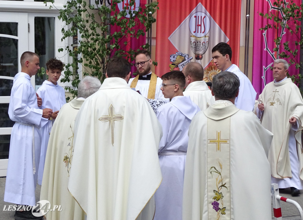 Procesja Bożego Ciała w Lesznie