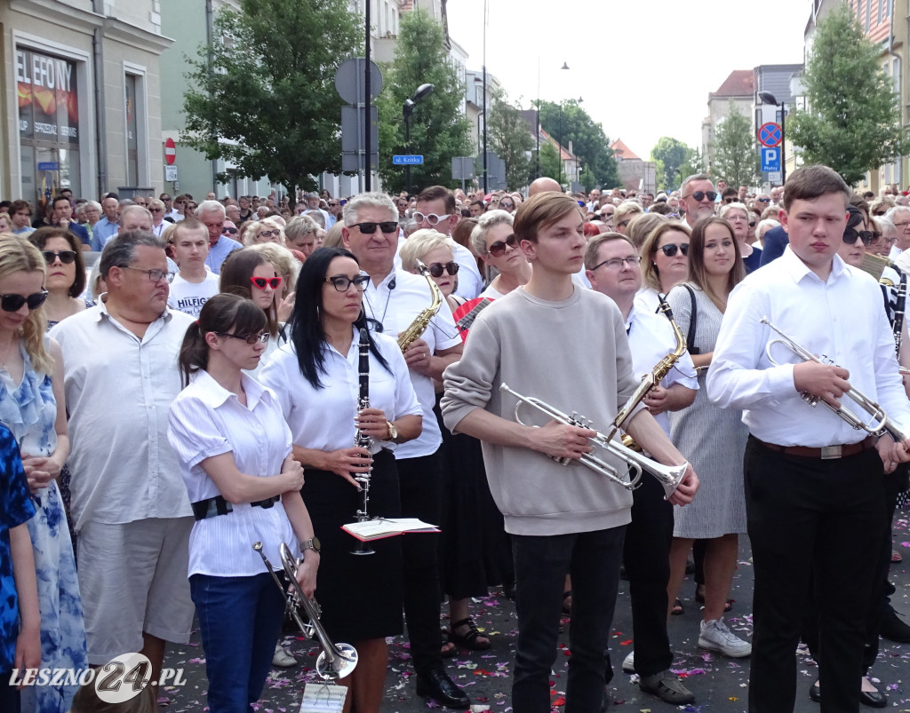 Procesja Bożego Ciała w Lesznie