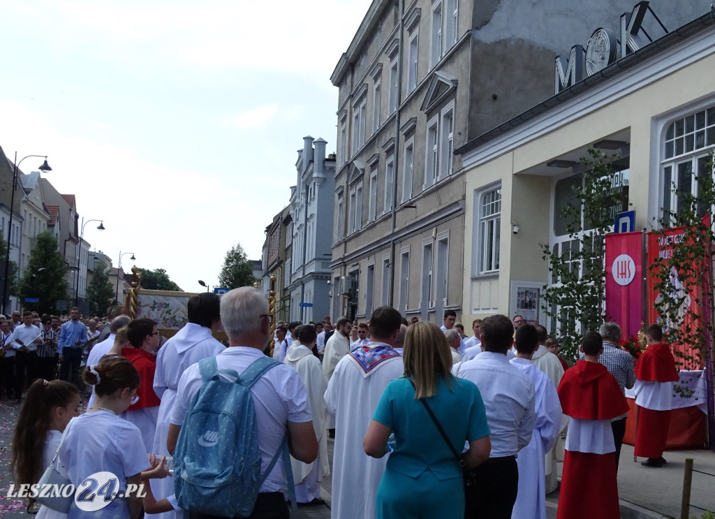 Procesja Bożego Ciała w Lesznie