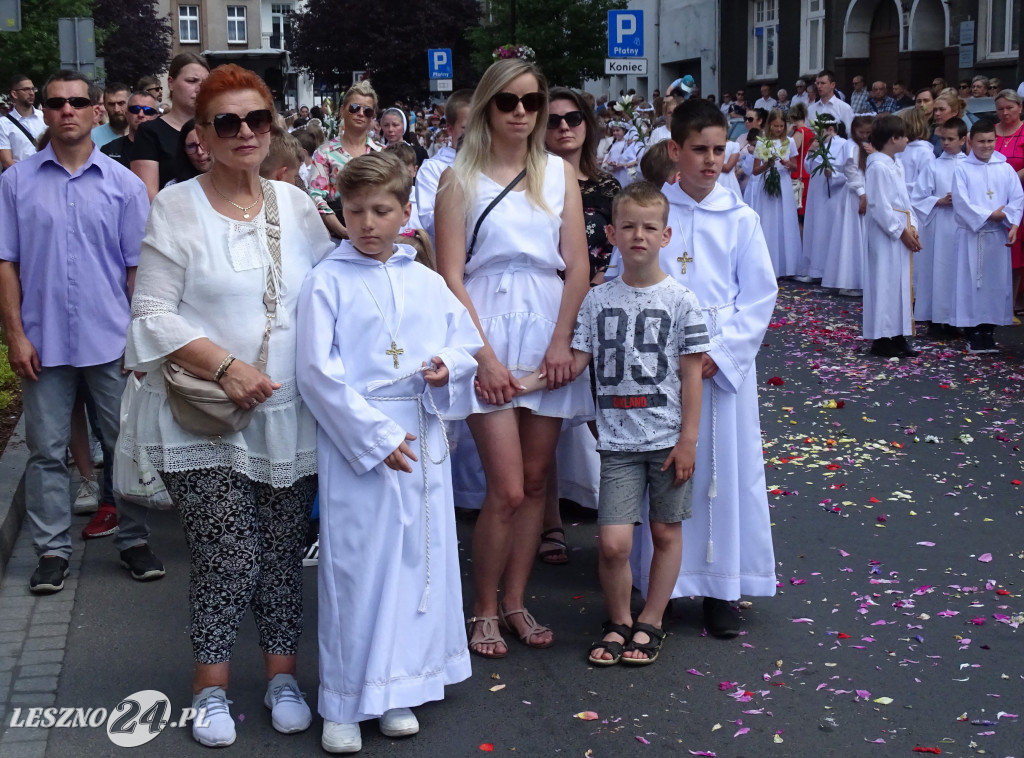 Procesja Bożego Ciała w Lesznie